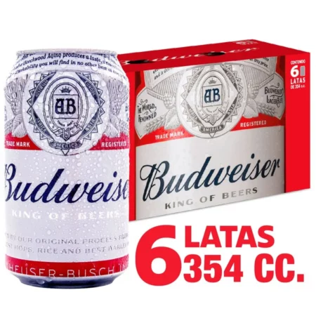Sixpack Budweiser 473cc
